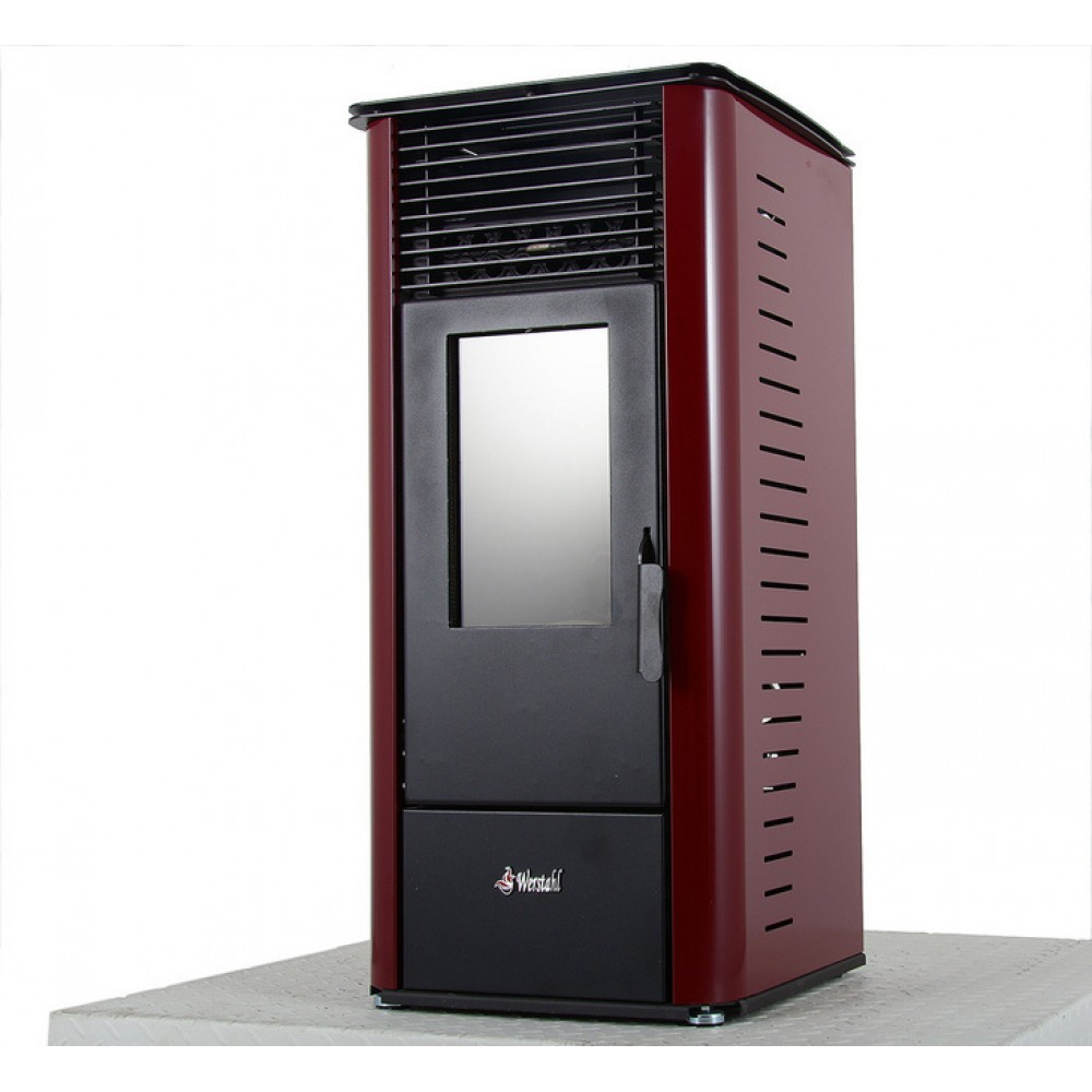 Werstahl Zeus ZS10  Stufa a pellet per riscaldamento ad aria - 10KW
